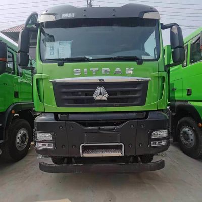 Cabina Ar condicionado Sinotruk Chassis Veículo pesado Direção hidráulica Caminhão de descarga