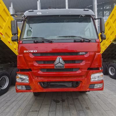 Força 351-450 cv 6x4 camião de descarga com direção hidráulica e pneus