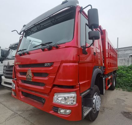 Direção hidráulica Sinotruck camião de descarga usado com Hovo 6X4 LHD e construção de pneus