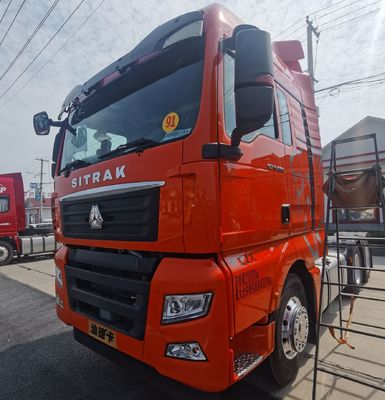 31-40t Capacidade de carga Sinotruck Camião usado com tanque de combustível de 1000L e assento de suspensão pneumática