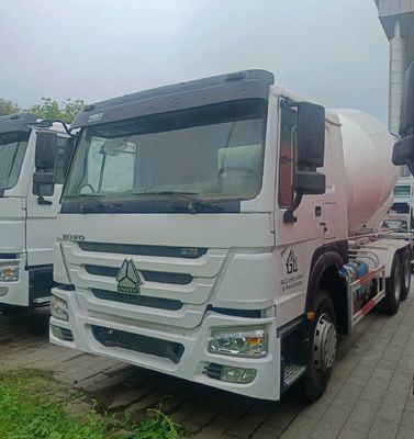 30T Carga útil 371 6X4 Caminhão de mistura de concreto usado para caminhão pesado Transportes de construção