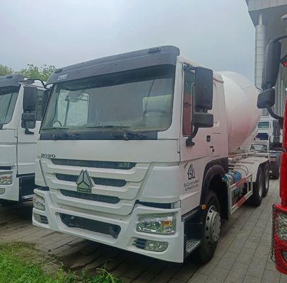 Caminhão de mistura de betão de 12m3 com chassi e pneus Sinotruk Combustível diesel Norma de emissões Euro 3