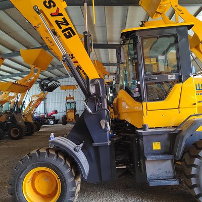 6 meses Serviço pós-venda Equipamento de carregador de transporte amarelo com motor Euro 5