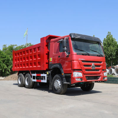 Caminhão pesado nacional HOWO 6X4 Caminhão de descarga usado com bateria do sistema elétrico 2X12V/165ah