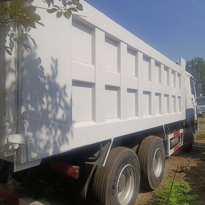 Transmissão manual 371 Cv 6X4 camião de descarga com Cnhtc Haowo e motor diesel