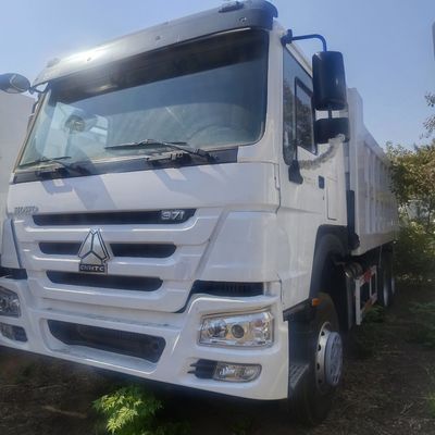 Transmissão manual 371 Cv 6X4 camião de descarga com Cnhtc Haowo e motor diesel