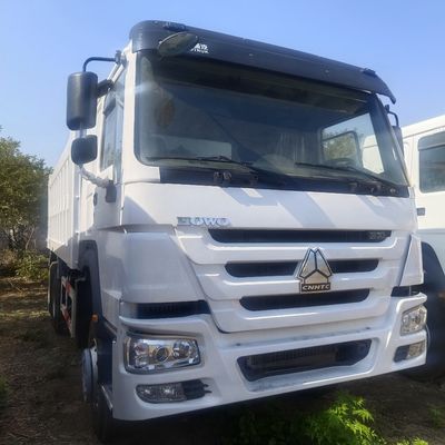 Transmissão manual 371 Cv 6X4 camião de descarga com Cnhtc Haowo e motor diesel