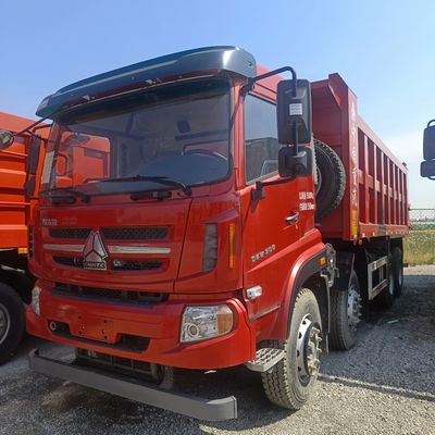Caminhão de descarga diesel Sinotruk 6X4 com pneus certificados ISO e direção hidráulica