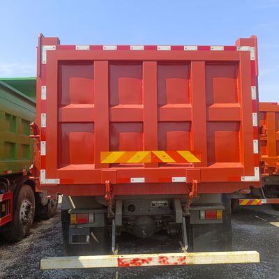 Caminhão de descarga diesel Sinotruk 6X4 com pneus certificados ISO e direção hidráulica