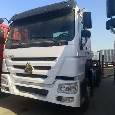 Pagamento completo de carga pesada 400HP HOWO Trator Trailers Truck com transmissão manual tipo