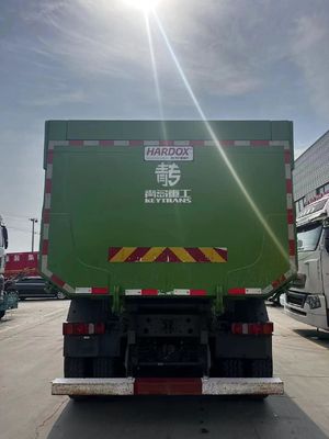 Caminhão de descarga usado de 440 cavalos de potência 8X4 com capacidade de carga de 7,2 metros e cabine de ar condicionado