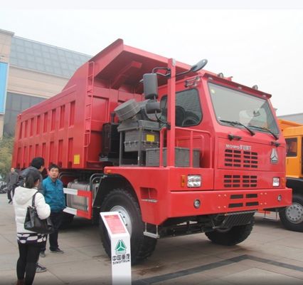 6X4 10 Rodas Weichai 371HP 430HP N Tx Sitrak Usado 70 90 130ton HOWO Hidráulico Tipping Tipper Mine Dumper Dump Mining Truck