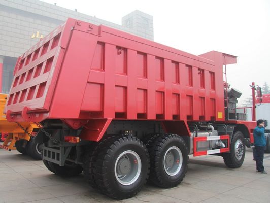 6X4 10 Rodas Weichai 371HP 430HP N Tx Sitrak Usado 70 90 130ton HOWO Hidráulico Tipping Tipper Mine Dumper Dump Mining Truck