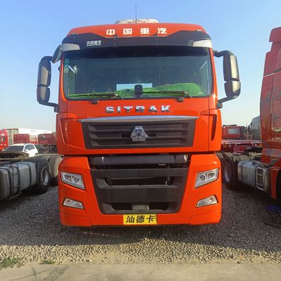 Caminhão Sinotruck Sitrak G7 CNG 6X4 Caminhão tractor 480HP com capacidade do motor &gt; 8L