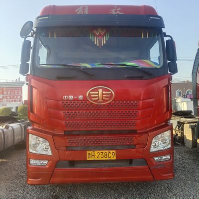 420HP FAW 6X4 caminhão-trator com transmissão manual e 6 meses de serviço pós-venda