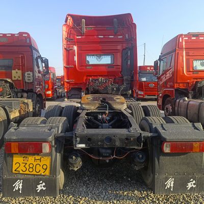 420HP FAW 6X4 caminhão-trator com transmissão manual e 6 meses de serviço pós-venda