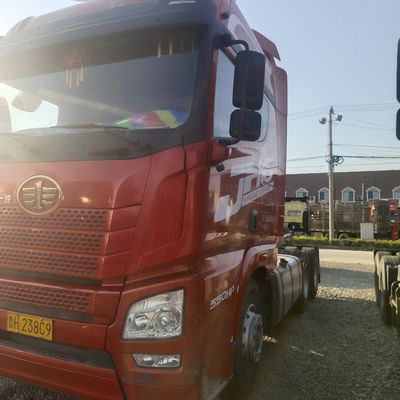 420HP FAW 6X4 caminhão-trator com transmissão manual e 6 meses de serviço pós-venda