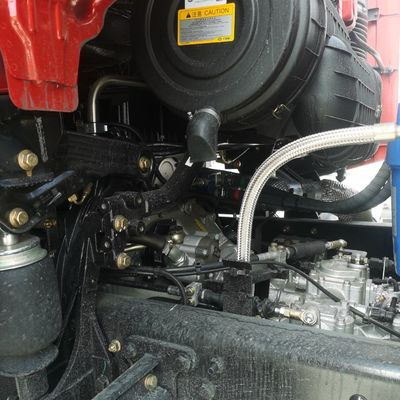 Caixa de carga de aço carbono FAW Jh6 GNL Pesado 530HP caminhão-trator com assento de suspensão a ar
