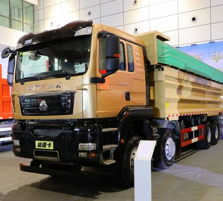 Caminhão Sinotruck de cor personalizada HOWO 6X4 Caminhão de descarga com pneus padrão de emissões Euro 3