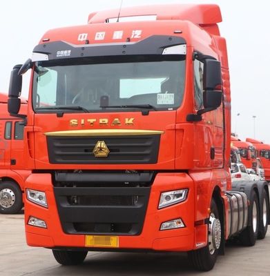 Trator a gás com transmissão manual na Nigéria Sinotruk Shandeka 6X4 Usado Sitrak GNC