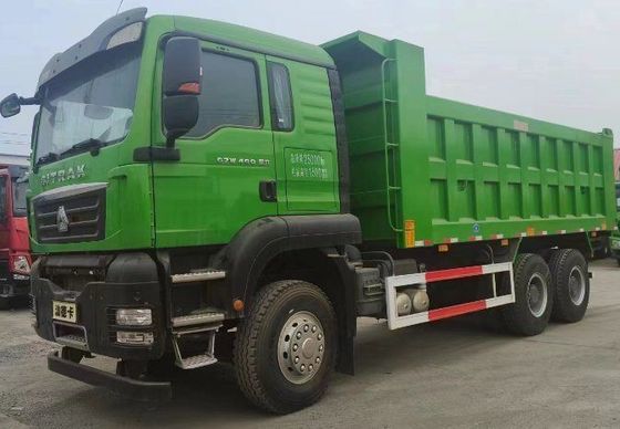 Direção hidráulica com assistência elétrica cor personalizada 6X4 Sinotruk Chassis Dump truck