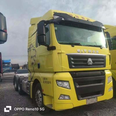 Confortável Air Seats Shande Truck Tractor para Caixa de Cargo de Aço de Carbono Reboque Semi-Relógio