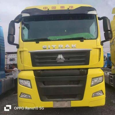 Confortável Air Seats Shande Truck Tractor para Caixa de Cargo de Aço de Carbono Reboque Semi-Relógio