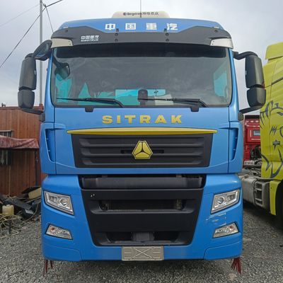 8×4 Zz4257n3247e1h 480 CV camião de reboque de semi-reboque a GNC com tanque de combustível de 1000 L e ≤5 lugares