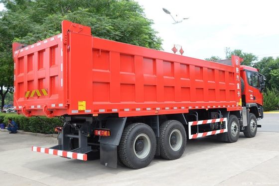 Caminhão de descarga de chassi Sinotruk usado com opção de cor personalizada e direção hidráulica