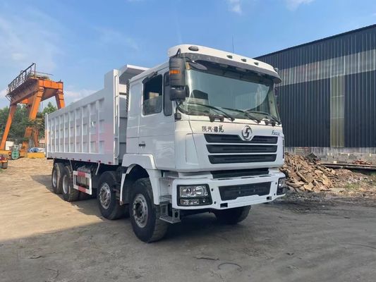 Shacman F3000 8X4 375HP camião de descarga usado com capacidade de motor 4-6L estilo de elevação frontal