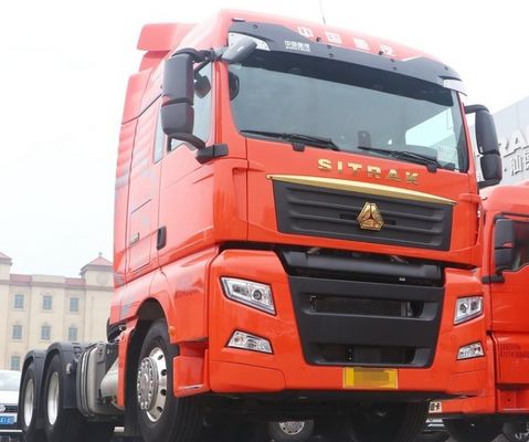 Trator de GNC 6×4 potente com suspensão a ar e transmissão manual