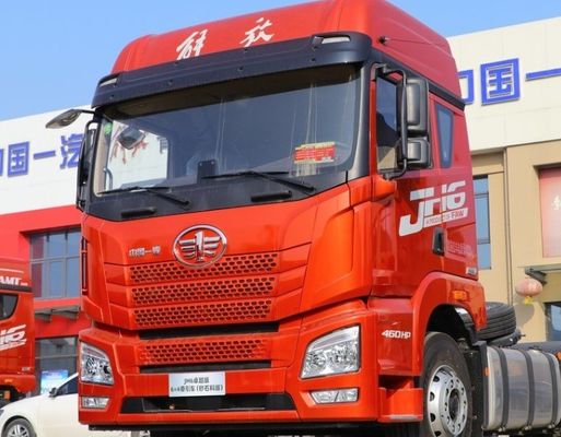 Trator de GNC 6×4 potente com suspensão a ar e transmissão manual