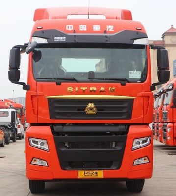 Trator de GNC 6×4 potente com suspensão a ar e transmissão manual