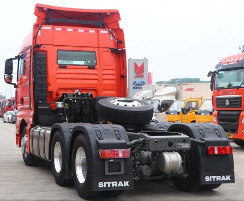 Trator de GNC 6×4 potente com suspensão a ar e transmissão manual