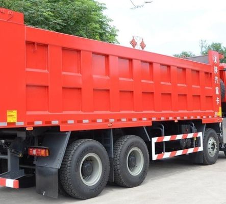 Caminhão de descarga robusto e pesado Delongx3000 com assento de suspensão a ar e roda motriz 6×4