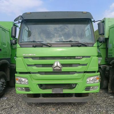 Transmissão manual 6×4 Usada HOWO Chassis Sinotruk Caminhão de descarga com operação flexível
