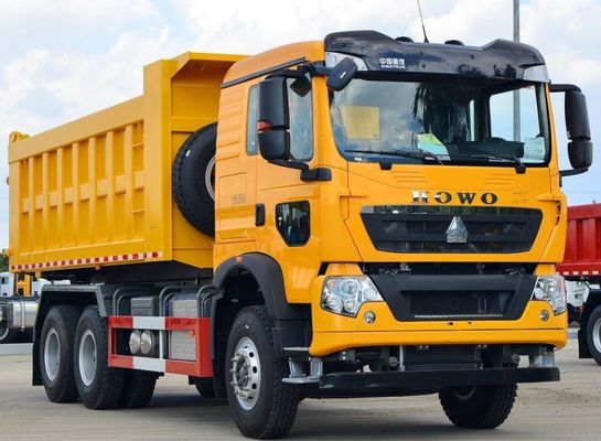 10 Wheel Diesel HOWO Dump Truck com pneu da National Heavy Truck Manufacturing