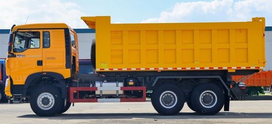 10 Wheel Diesel HOWO Dump Truck com pneu da National Heavy Truck Manufacturing
