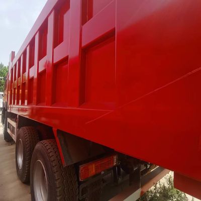 Caminhão de descarga para desempenho de trabalho pesado com direção hidráulica e diesel HOWO371