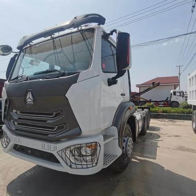 Caminhão de reboque pesado com motor a diesel de 400 hp com direção hidráulica e assistência de potência