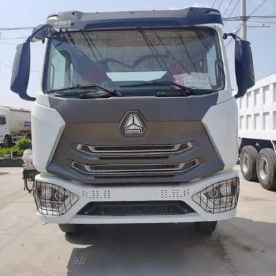 Caminhão de reboque pesado com motor a diesel de 400 hp com direção hidráulica e assistência de potência