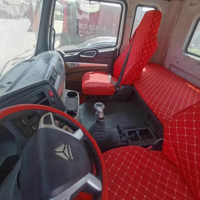 Caminhão de reboque pesado com motor a diesel de 400 hp com direção hidráulica e assistência de potência