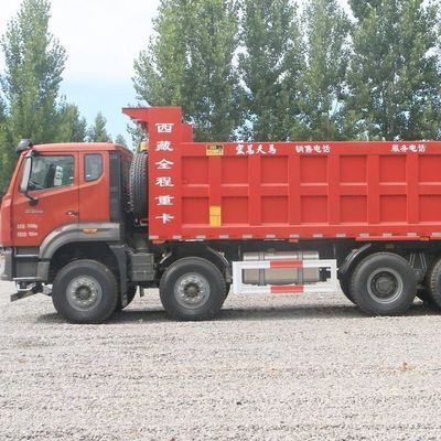 Venda de caminhão pesado 8X4 caminhão de lixo com direção hidráulica fácil pagamento inicial