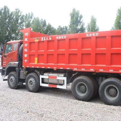 21-30t Caixa de carga de aço carbono FAW 8X4 camião com pneus e sistema hidráulico de direção hidráulica