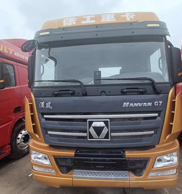 Direção hidráulica assistida por potência Sinotruk Chassis Dumper Truck para terrenos acidentados