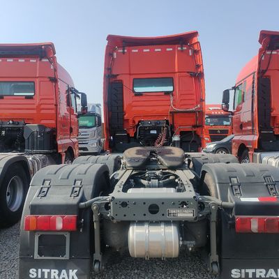 Assento do condutor Caminhão pesado de segunda mão Sitrak G7h Trator com design de pneu sem tubo