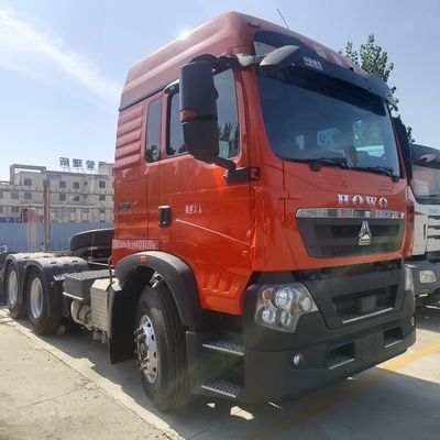 Transmissão manual de 6×4 rodas motrizes Haowo Truck de tração pesada com suspensão pneumática