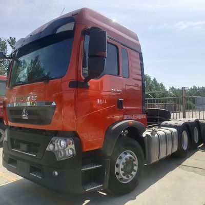 Transmissão manual de 6×4 rodas motrizes Haowo Truck de tração pesada com suspensão pneumática