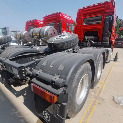 400L Tanque de combustível Shacman caminhão-trator com transmissão manual e assento de suspensão pneumática