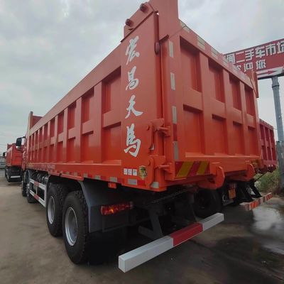 Estilo de elevação frontal usado Sinotruk HOWO 6*4 camião de descarga para transporte de carga pesada